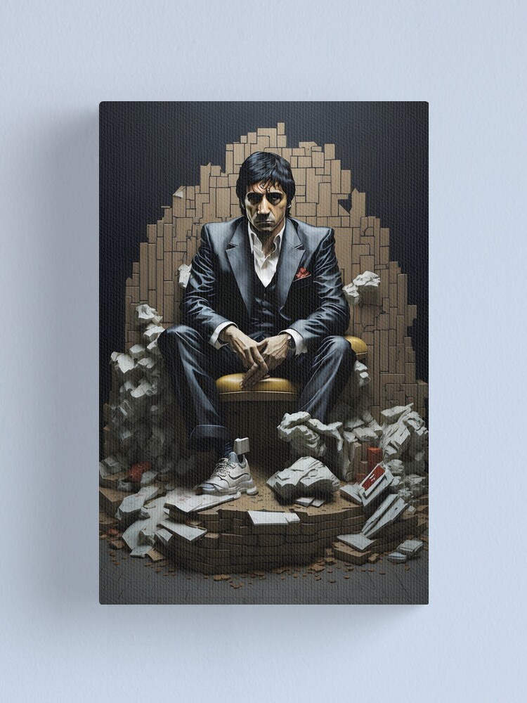 Tony Montana Scarface Canvas Pop Art Pictures Murals Hollywood 