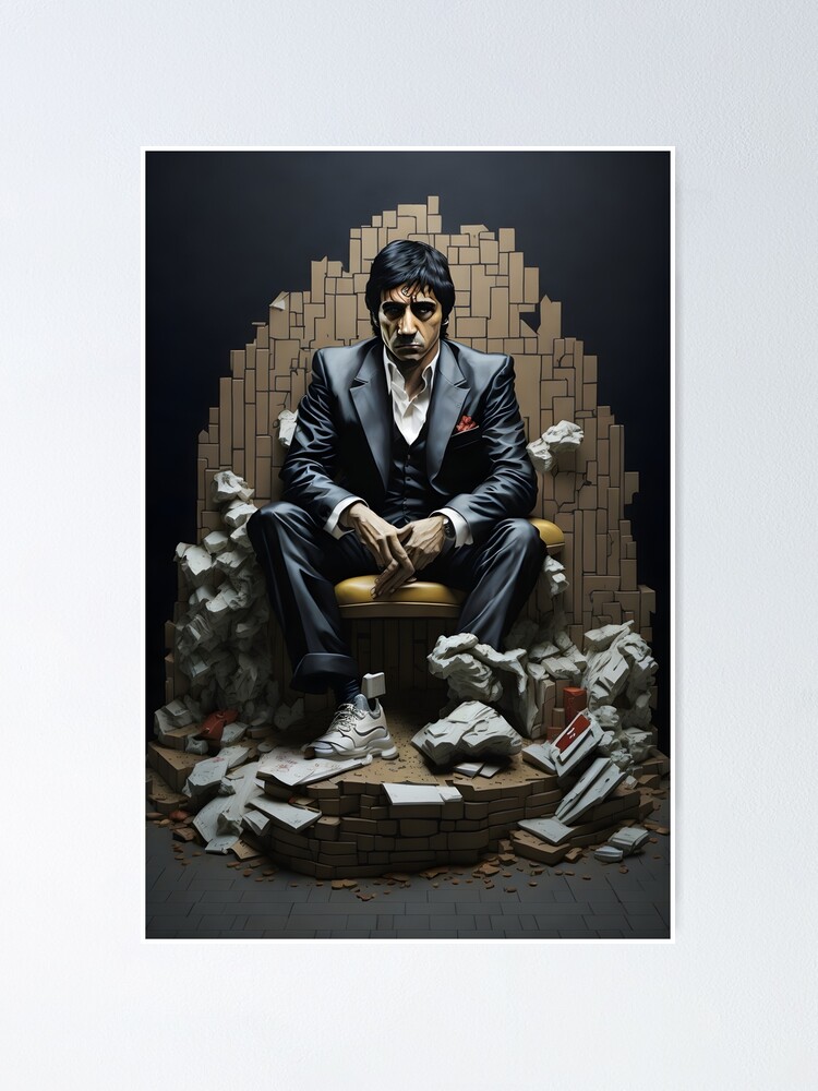 Tony Montana Wall Art: Scarface Poster Collection and Al Pacino Art
