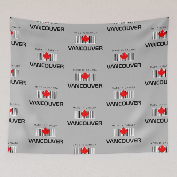 Item preview, Made in Vancouver British Colombia  Canada Bar Code Maple Leaf designed and sold by catchyology.