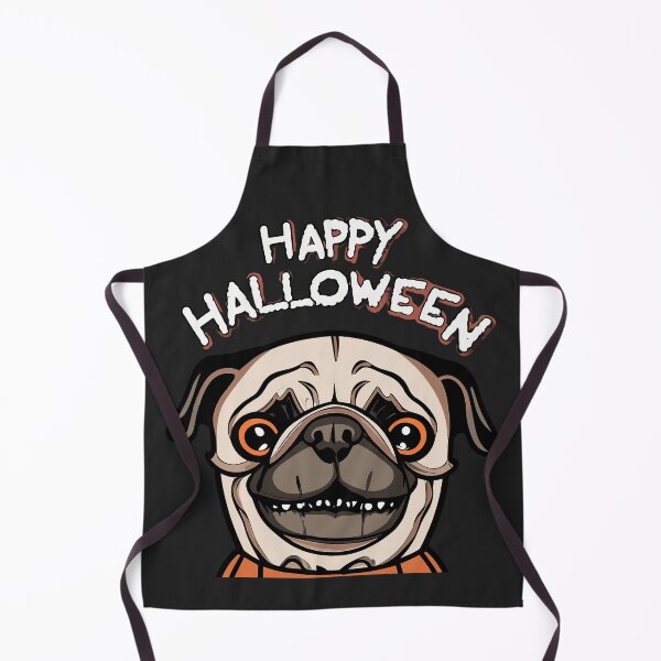 Item preview, Happy Halloween pug designed and sold by MoreThanMotors.