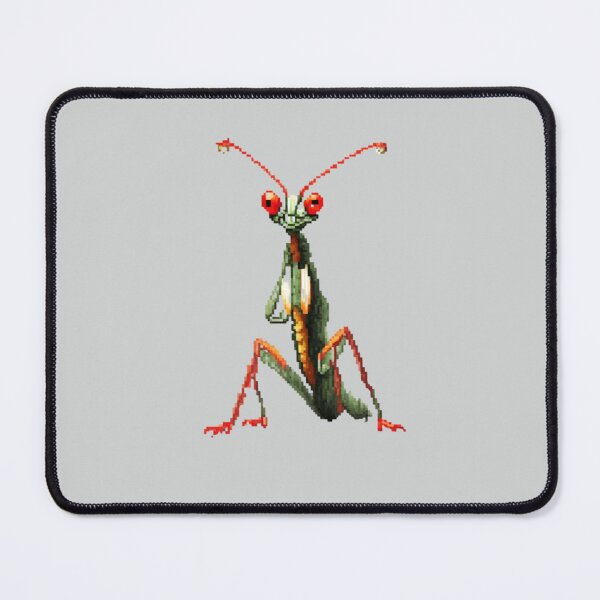 Item preview, Pixel Praying Mantis Design Print designed and sold by randomtdesigns.