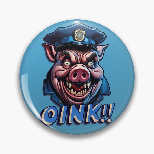 Item preview, police officer pig designed and sold by lumbarjack.