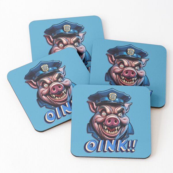 Item preview, police officer pig designed and sold by lumbarjack.