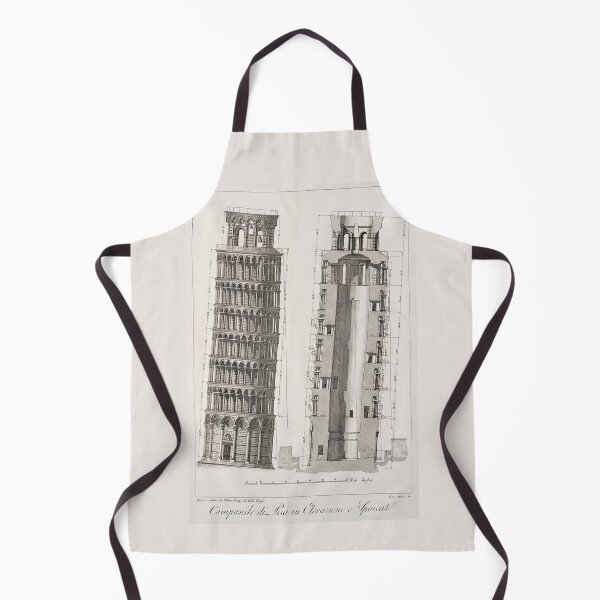 Item preview, Campanile di Pisa in Elevazione e Spaccatel c. 1895 designed and sold by Daniel Hagerman.
