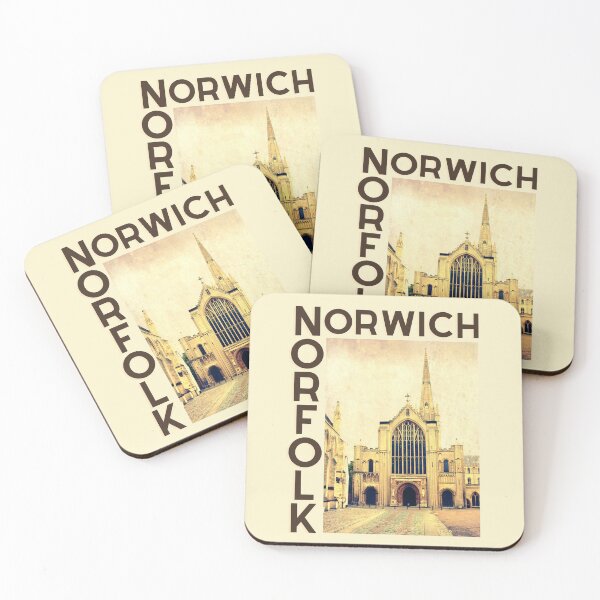 Item preview,  Norwich Norfolk - Photo Art print of Norwich Cathedral - Poster designed and sold by MyriadNorfolk.