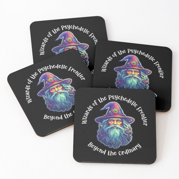 Item preview, Wizard of the Psychedelic Frontier - White Text designed and sold by LMBoutique.
