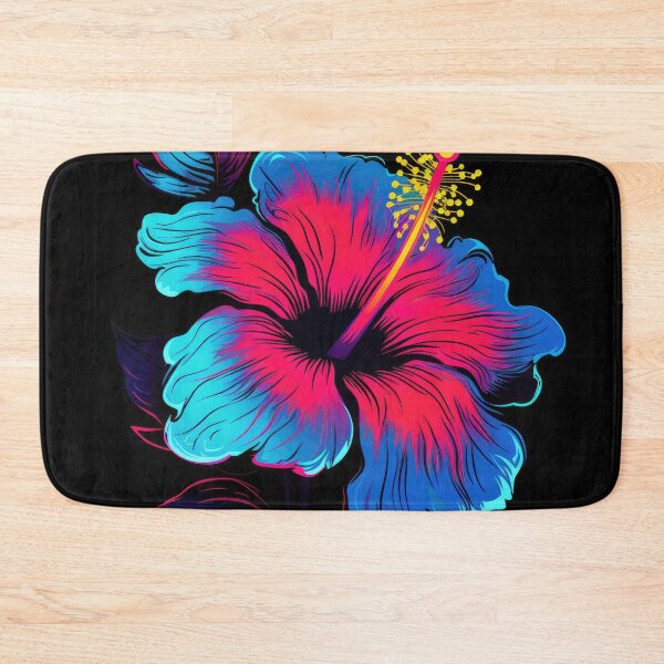 Item preview, Neon Hibiscus Elegance designed and sold by riquishop.