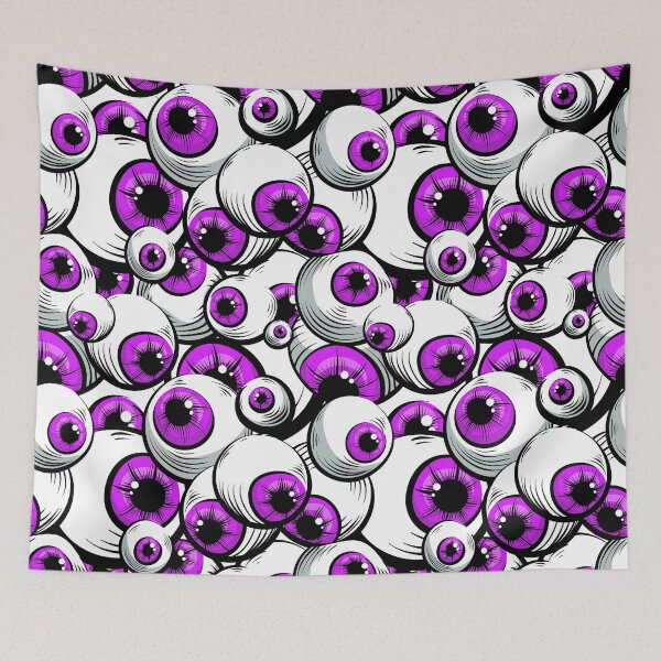 Item preview, Purple Eye Art Eyeballs designed and sold by solrevolver.