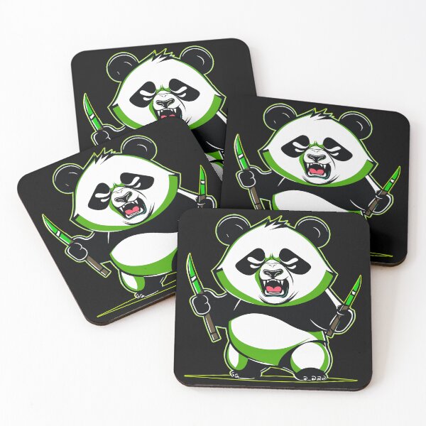 Item preview, kawaii Angry Panda - Fighter Panda designed and sold by HoruXtore.