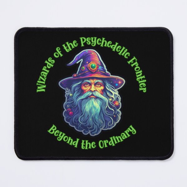 Item preview, Wizard of the Psychedelic Frontier - Green Text designed and sold by LMBoutique.