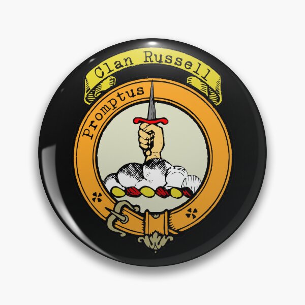 Item preview, Russell Clan Surname crest designed and sold by BagTown Clans.