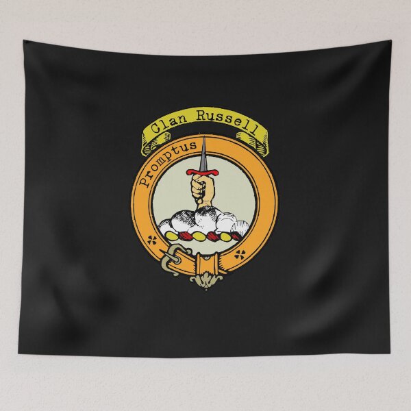 Item preview, Russell Clan Surname crest designed and sold by BagTown Clans.