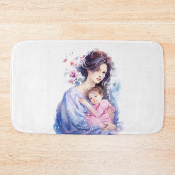 Item preview, Breastfeeding mother, Breastfeeding Baby and mom, watercolor Poster designed and sold by SweetEvolution.