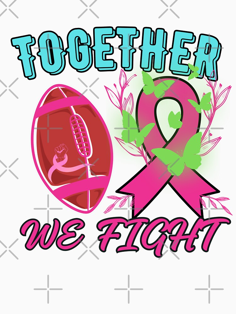 Colorful & expressive shirt design for cancer charity campaign with  reference to american football, T-shirt contest