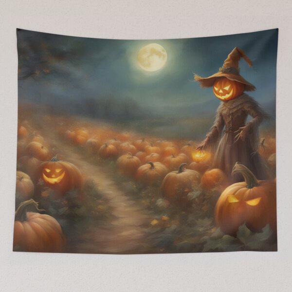 Item preview, Halloween Pumpkin Scarecrow 2 designed and sold by Gypsykiss.