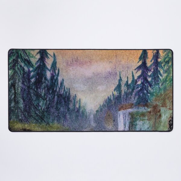 Item preview, Forest Waterfall at Sunset designed and sold by Scott and Mary Schneider art_photography.