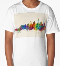 Santorini Greece Skyline Long T-Shirt