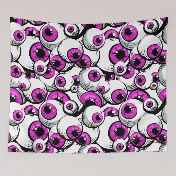 Item preview, Pink Eye Art Eyeballs designed and sold by solrevolver.