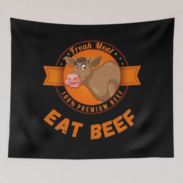 Item preview, Eat American Beef designed and sold by ArtisShops.