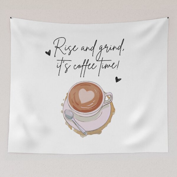 Item preview, aesthetic heart coffee lovers quote designed and sold by AestHenni17.