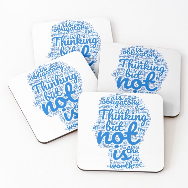 Item preview, Thinking is not obligatory but worth the effort  designed and sold by MyDearWorld.