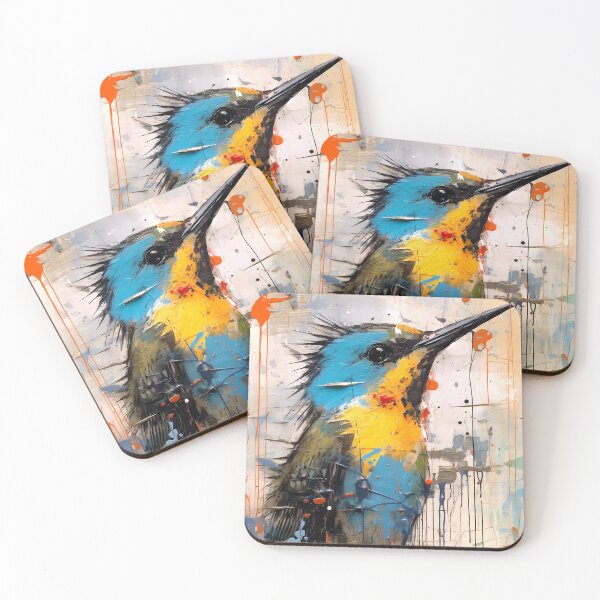 Item preview, Colorful Bird Tit Art: Avian Beauty. designed and sold by GiveMeMood.