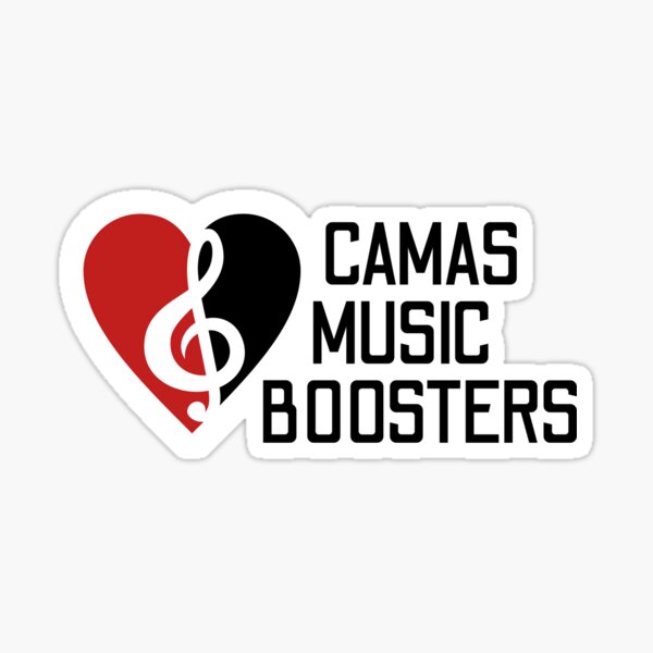 Camas Music Boosters BOLD Sticker