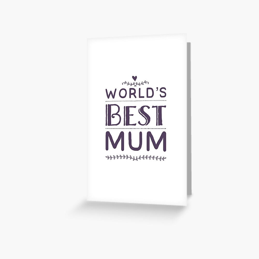 Greetings Card Best Mummy