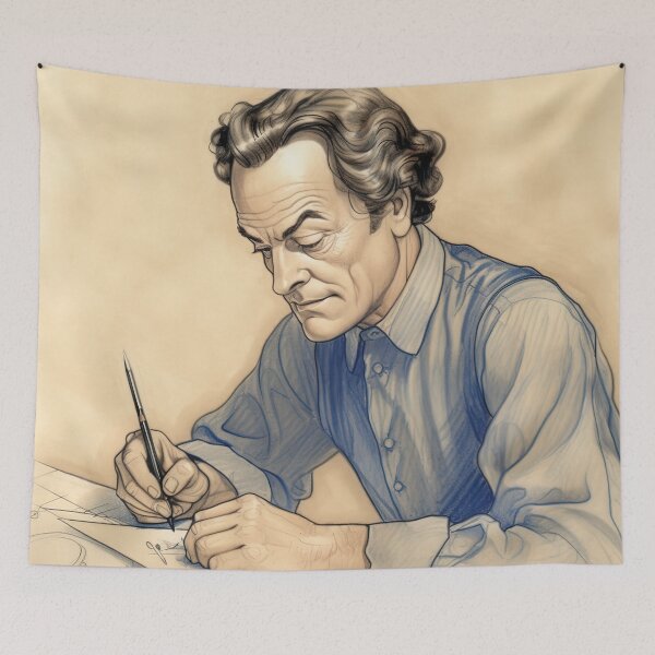 Item preview, Richard Feynman designed and sold by ComicsFactory.