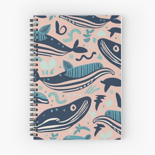 Item preview, Cute whales swimming  designed and sold by Andrewmedia.
