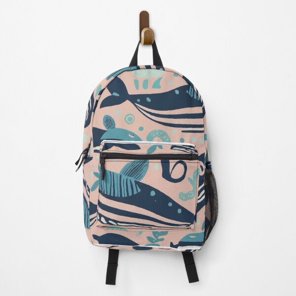 Item preview, Cute whales swimming designed and sold by Andrewmedia.