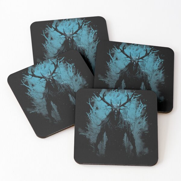 Item preview, A Vintage Distressed Scary Wendigo - Native American Horror designed and sold by GVRDesign.