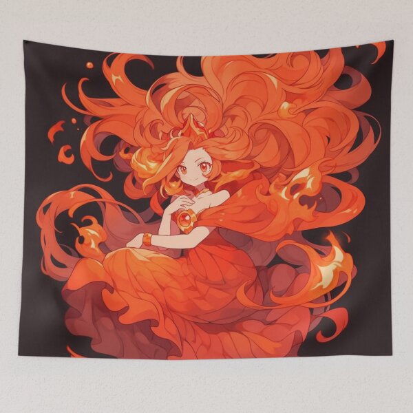 Item preview, Adventure Time x Spirited Away Remix | Flame Princess designed and sold by QuixoticDigital.
