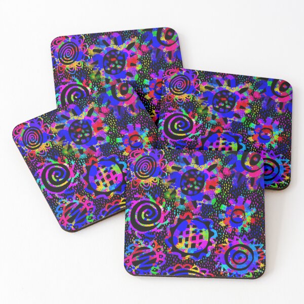 Item preview, Bright Neon Floral  designed and sold by Leanne Morin.