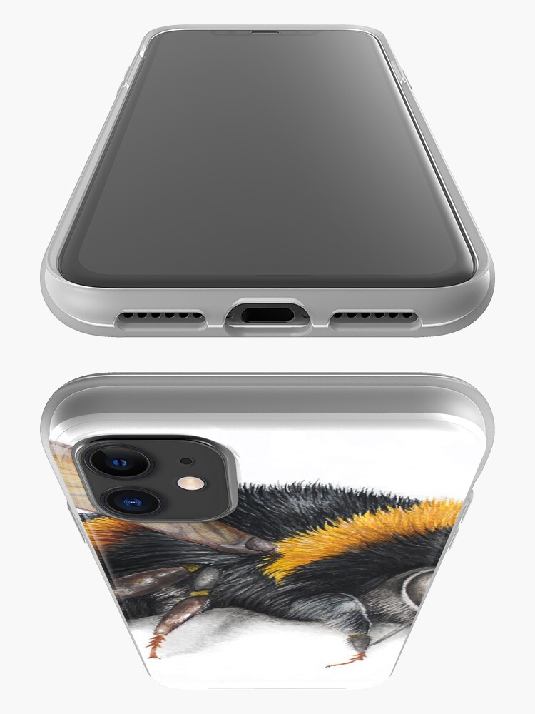 Alternate view of Bumble bee ink drawing iPhone Case & Cover