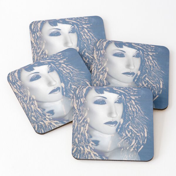 Item preview, Desdemona Blue - Mixed Media designed and sold by Jaeda DeWalt.