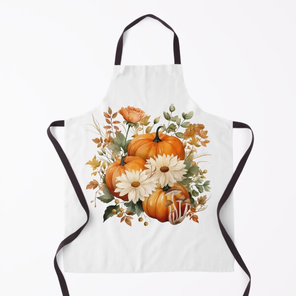 Item preview,  Pumpkins, Autumn Flowers and Leaves designed and sold by silviaol.