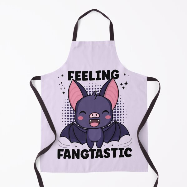 Item preview, Feeling Fangtastic | Cute and Funny Halloween Vampire Bat designed and sold by PearlMoonGrapes.