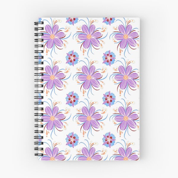 Item preview, Purple Flower Pattern - White designed and sold by Timeknights.