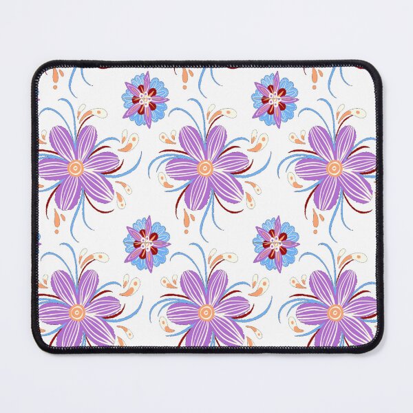 Item preview, Purple Flower Pattern - White designed and sold by Timeknights.