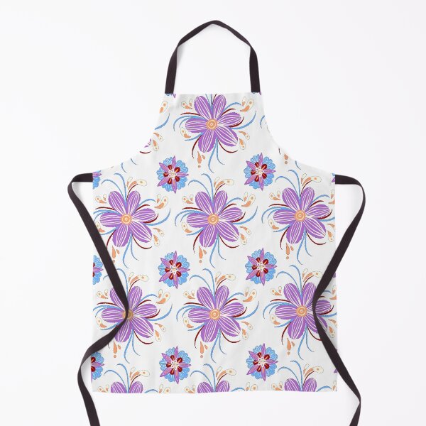 Item preview, Purple Flower Pattern - White designed and sold by Timeknights.