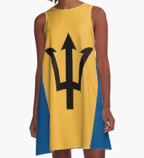 Barbados Flag II If you like, purchase, try a cellphone cover thanks! A-Line Dress