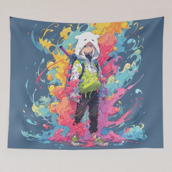 Item preview, Adventure Time x Spirited Away Remix | Finn The Human designed and sold by QuixoticDigital.