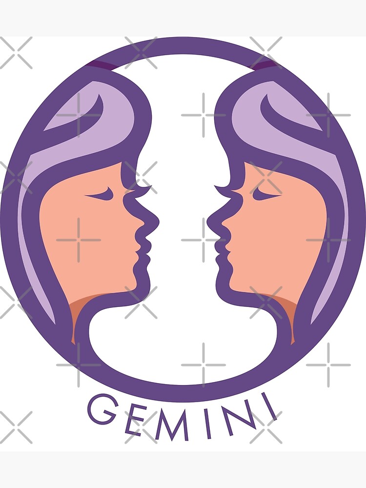 "Gemini Zodiac Sign Gemini Horoscope" Poster for Sale by lefterisbetsis