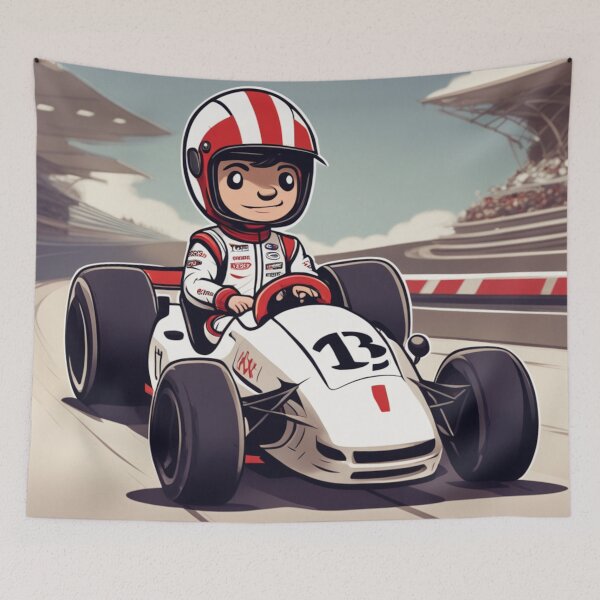 Item preview, Cartoon Racecar Driver designed and sold by Joseph Hail.