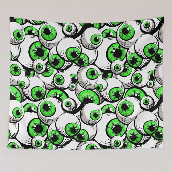 Item preview, Green Eye Art Eyeballs designed and sold by solrevolver.