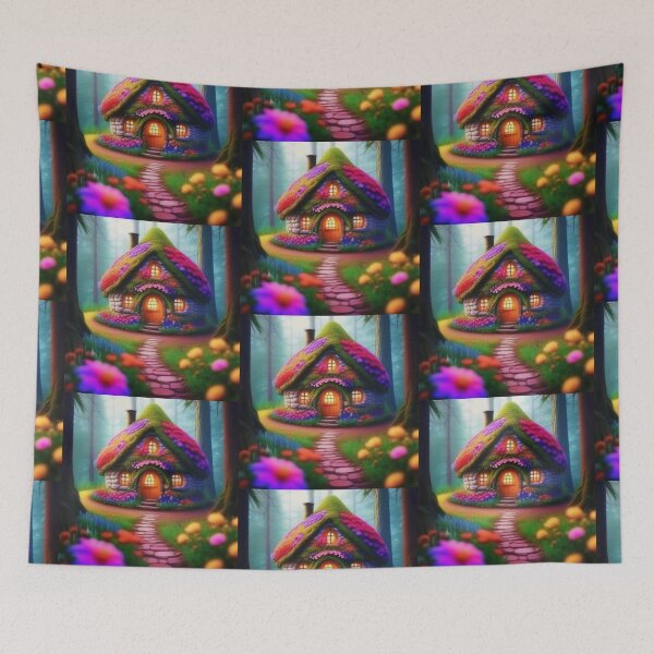 Item preview, Adorable fairy cottage in the woods designed and sold by Design Dreamer.