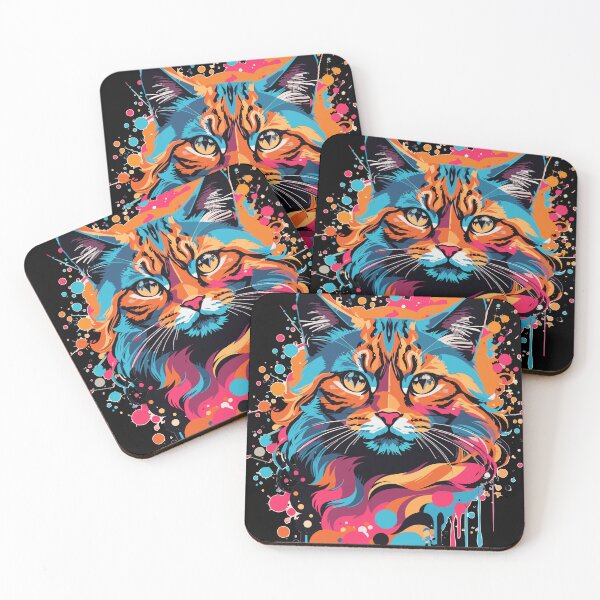 Item preview, Vision Feline - Psychedelic Collection designed and sold by OdranaDesign.