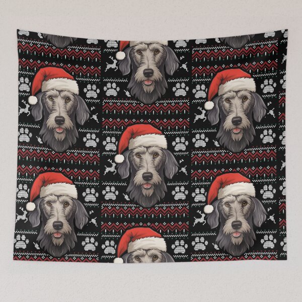 Item preview, Scottish Deerhound Ugly Sweater Christmas designed and sold by rafaeltto.