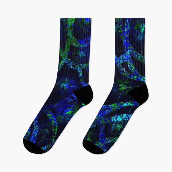 Item preview, Electric Blues & Greens designed and sold by Leanne Morin.